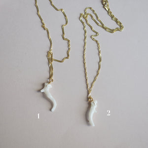 Collana Ondina corallo bianco
