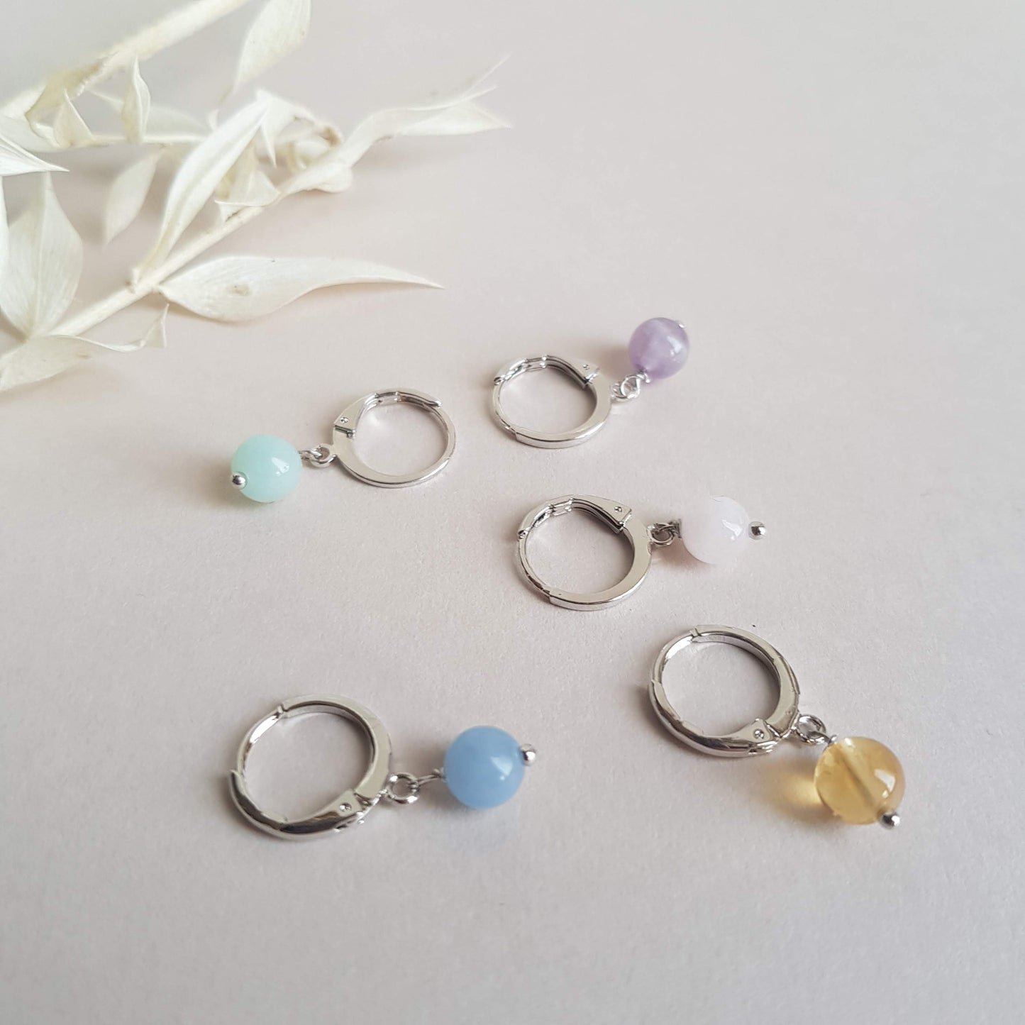 Microcerchi Stone Silver - pastel