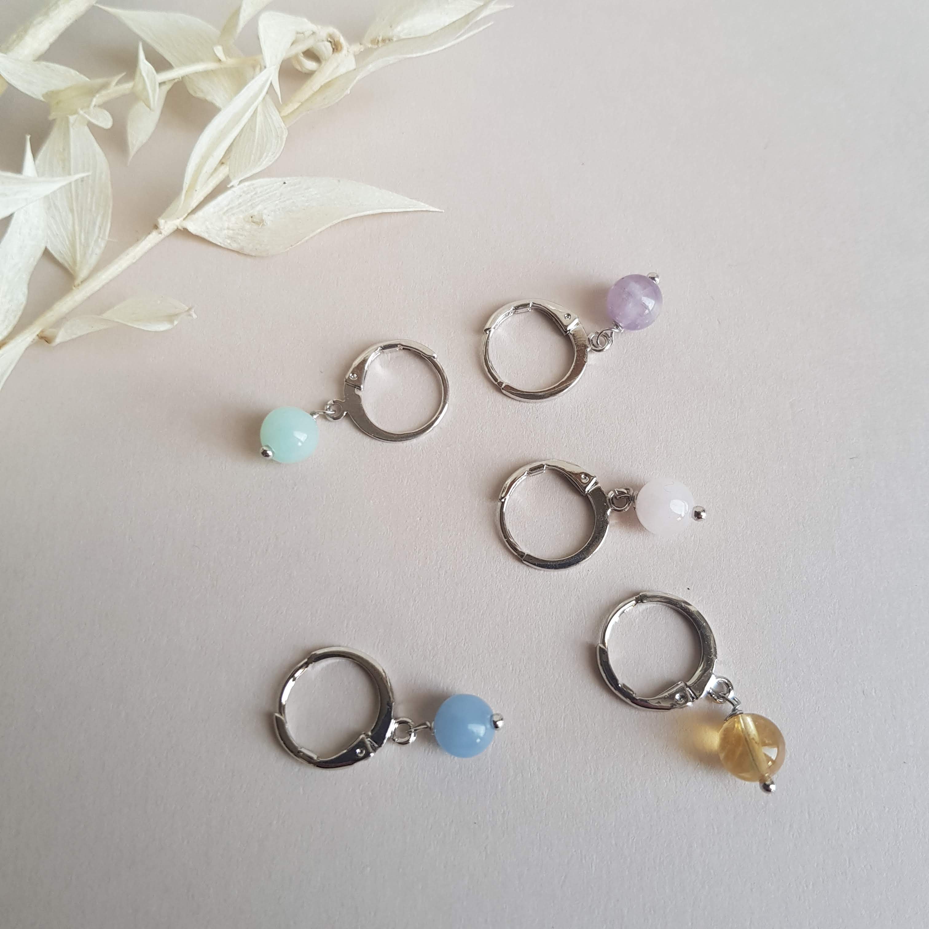 Microcerchi Stone Silver - pastel