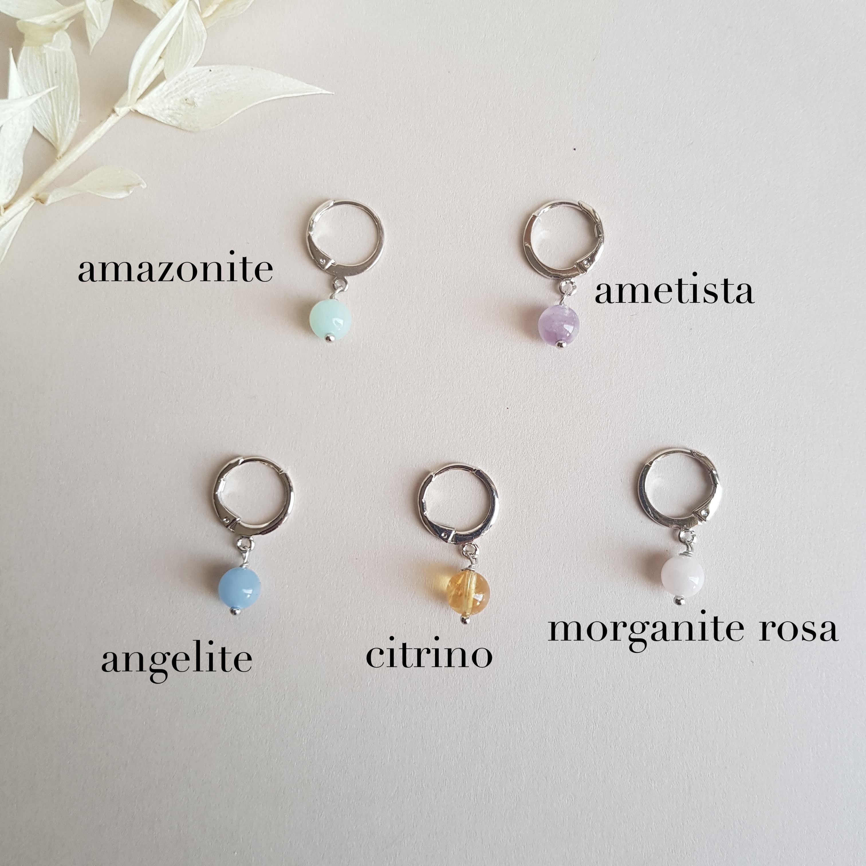 Microcerchi Stone Silver - pastel