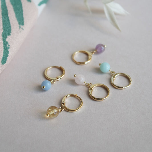 Microcerchi Stone Gold - pastel