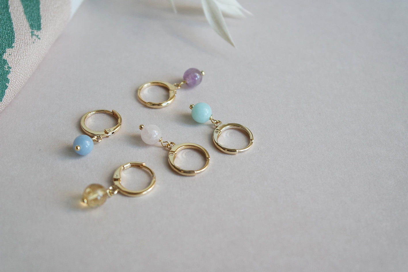 Microcerchi Stone Gold - pastel